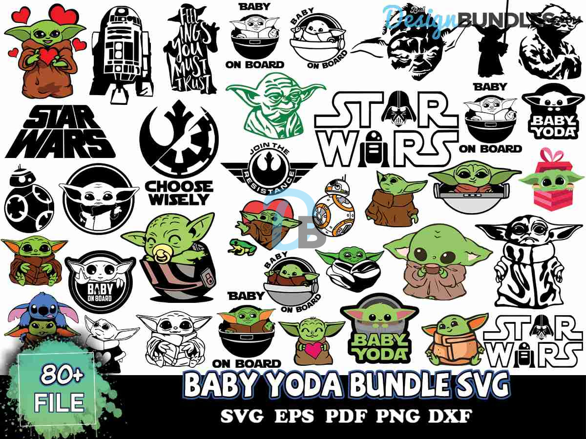 80+ Baby Yoda Bundle, Trending Svg, Star War Svg » BestDesignBundle